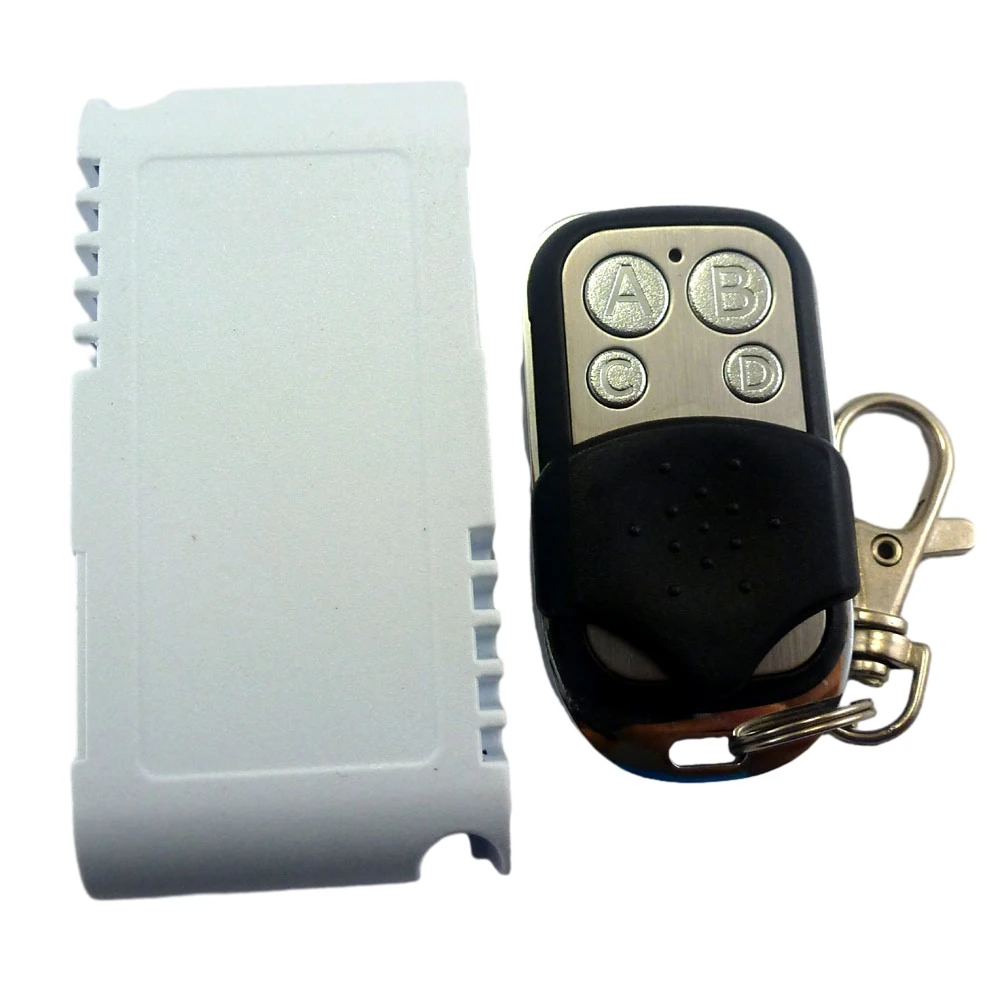 

433M 4 Way Wireless Microcontroller RF Relay Remote Control Switch for Wireless Boat Car Model with 4 Keys EV1527 Remote Control