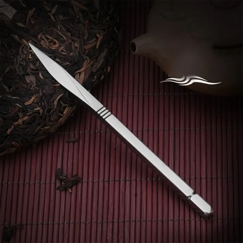 2pcs Stainless Steel Tea Needle Delicate Cutter Puer Cutter Tea Ceremony Accessories Crafts for Home Tearoom Store