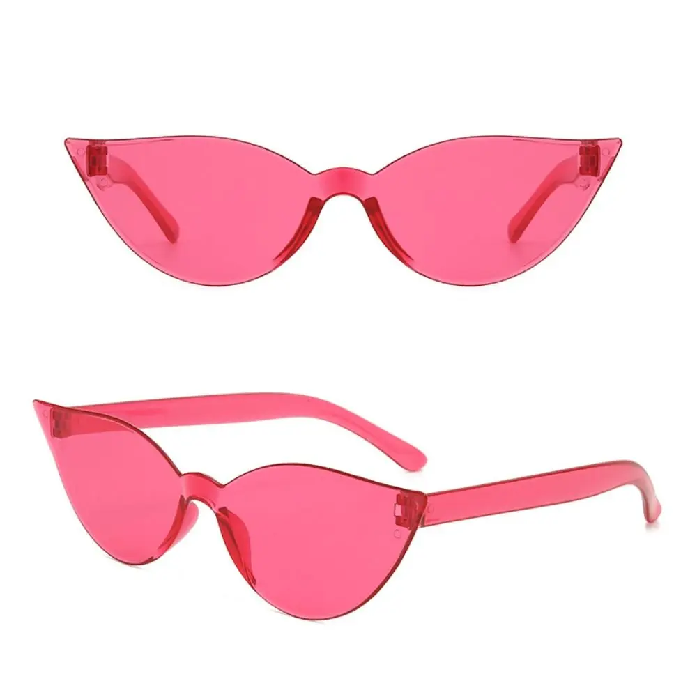 Bonbonfarbene Katzenaugen-Sonnenbrille UV400 Sonnenschutz Outdoor-Sonnenbrille Straßenfotografie-Dekoration Reisezubehör Retro-Brille – Detail 8