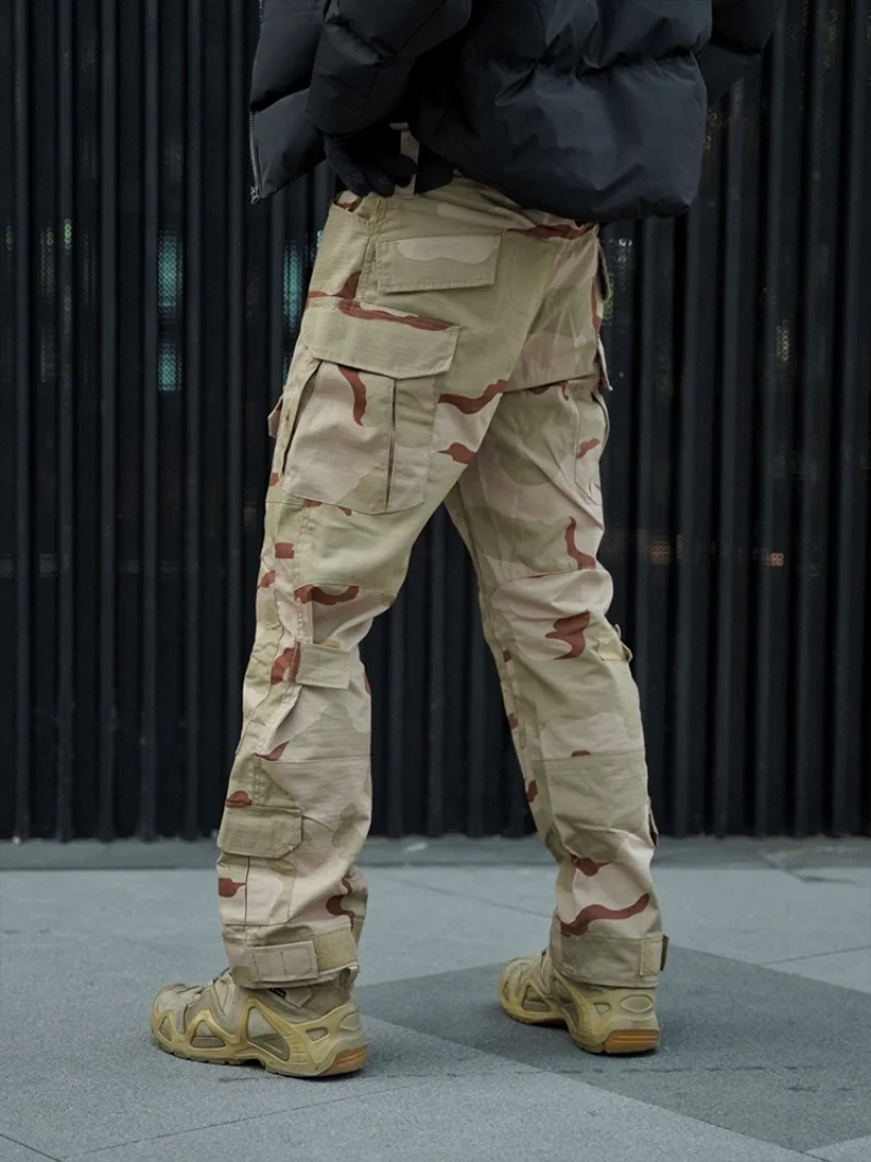 Уличные мужские тактические альпинистские брюки с искусственными рукавами и несколькими карманами для прочности