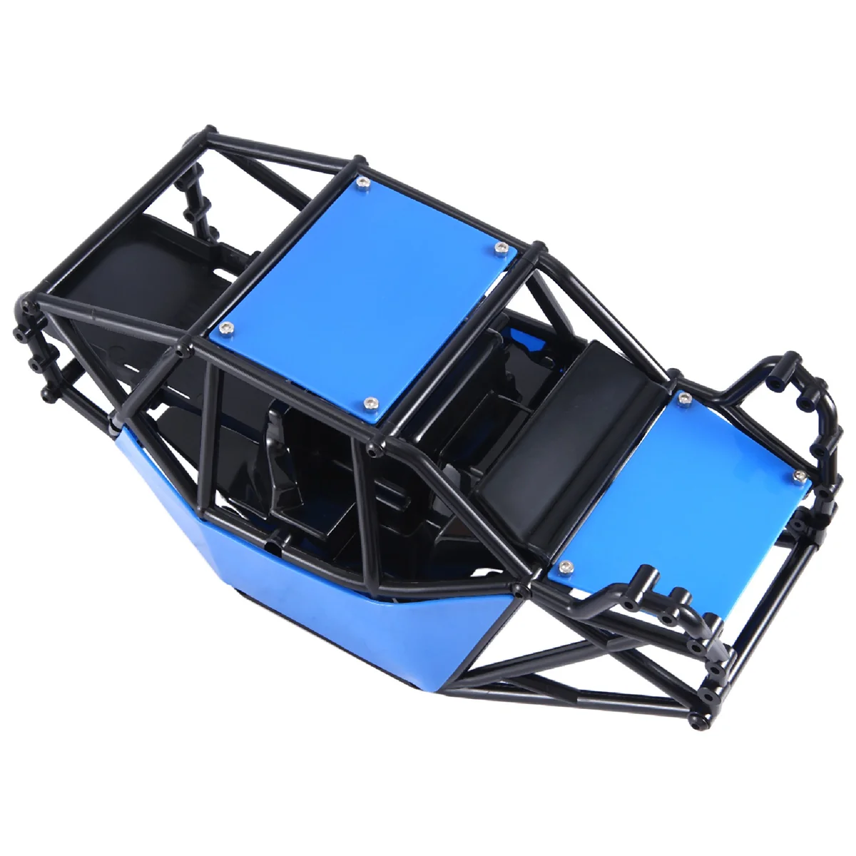 

_ Корпус корпуса шасси для 1/10 RC Crawler Car Axial SCX10 II 90046 UTB10 капа, синий