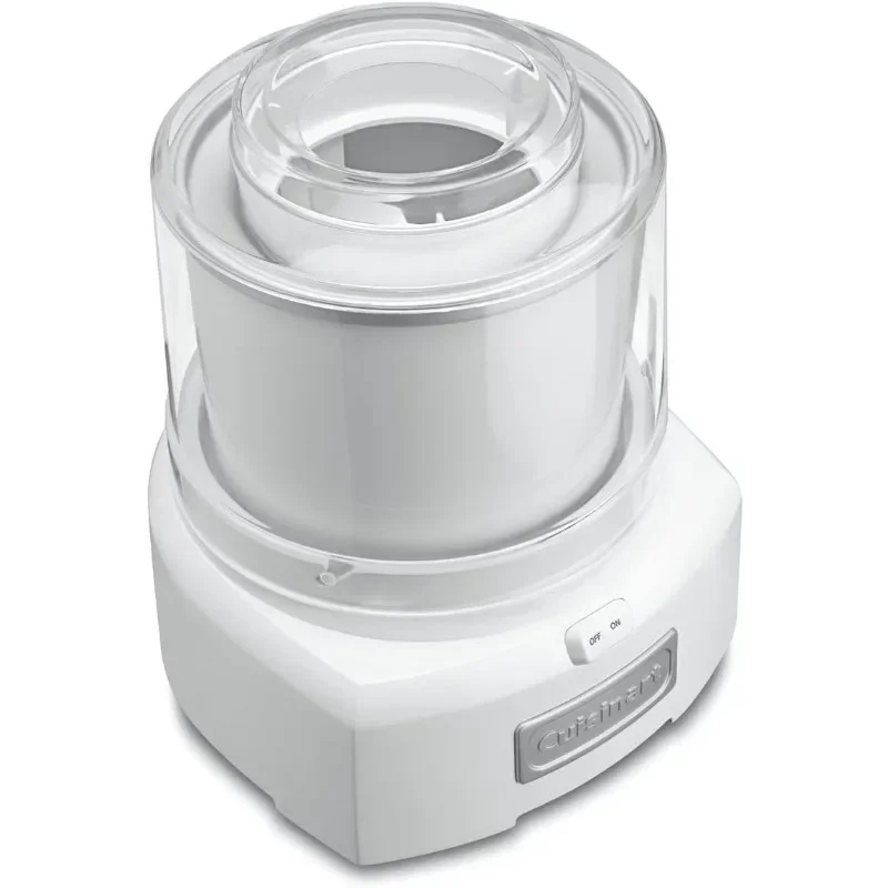 Ice Cream Maker Machine, 1.5 Quart Sorbet, Frozen Yogurt Maker, Double Insulated, White, ICE-21P1 3