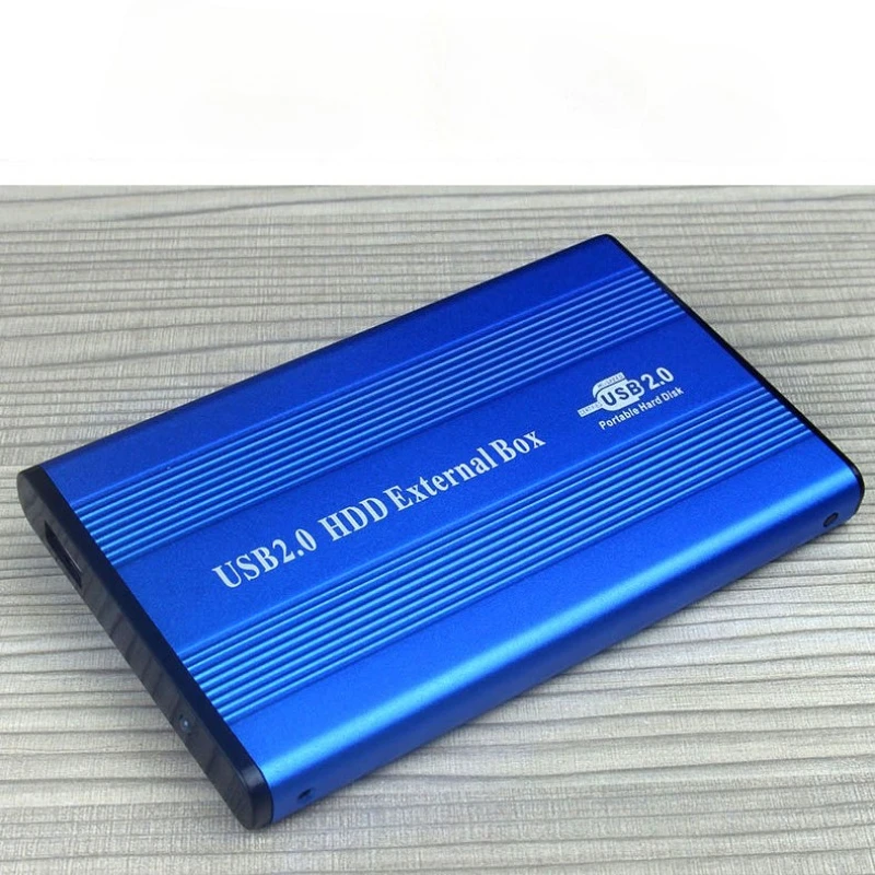 Compact Aluminum External Hard Drive Enclosure with LED Indicator