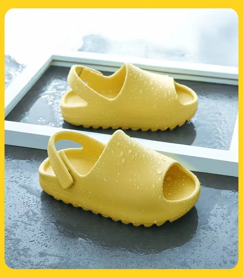 Summer Kids Sandals Baby Light Nonslip Girls Boys Outdoor Sandals Slides Waterproof Toddles Slippers