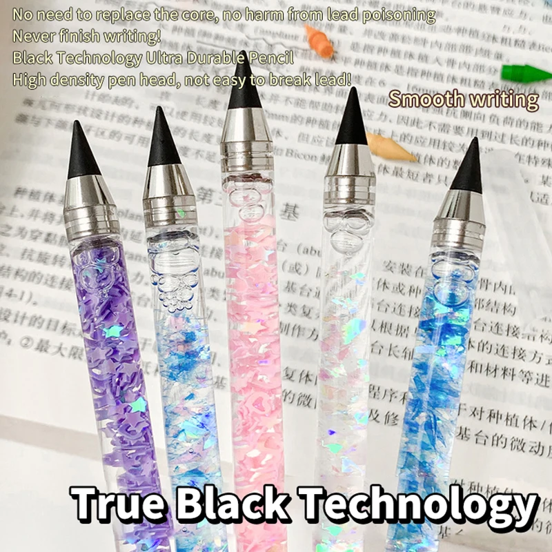 Writing Stationery Drawing Pencils 1Pc Unlimited Writing Pencil No Ink Pen Magic Without Sharpening Pencils Painting Supplies Novelty Gifts Stationery