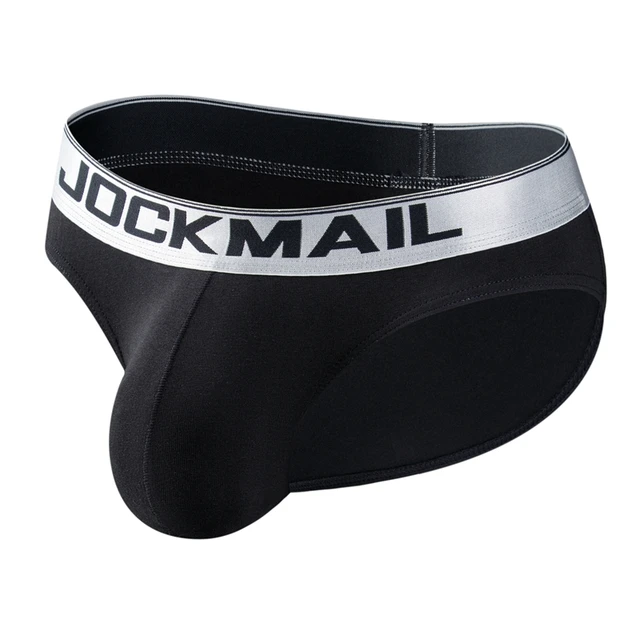 Slips Sexy hommes Bikini sous-vêtements masculins Slip Hombre Calzoncillos Hombre coton hommes slips grande poche Cuecas sous-vêtements gai JM342 1