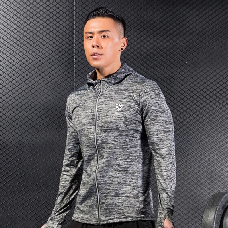 Mens Winter Sports Jacket Running Windbreaker Men Fitness Coat