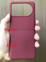 Matte Plastic Hard Back Folding Protective Cover for Blackview Hero 10 (Red)