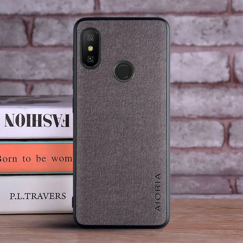 Luxury Textile Leather Skin Soft & Hard Phone Case Cover
