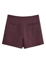 TFMLN nouveau printemps femmes solide jupe mode casual côté fermeture éclair Mini Shorts jupes Vintage taille haute Streetwear Shorts jupes 4