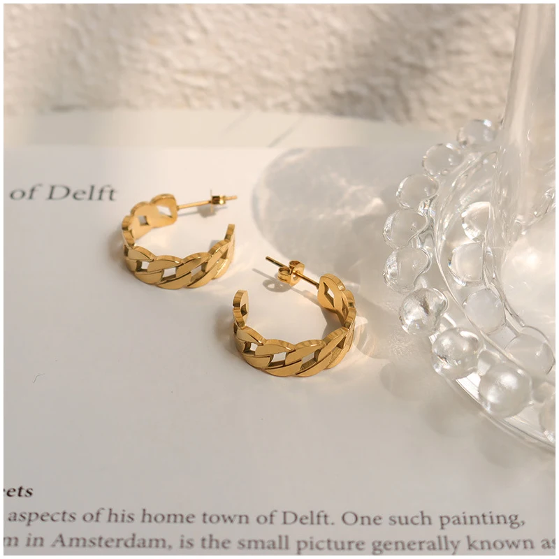 CINSY Jewelry Stainless Steel Earrings Kolczyki Brincos Piercing Christmas Aretes Earrings For Women Pendientes Mujer Earrings