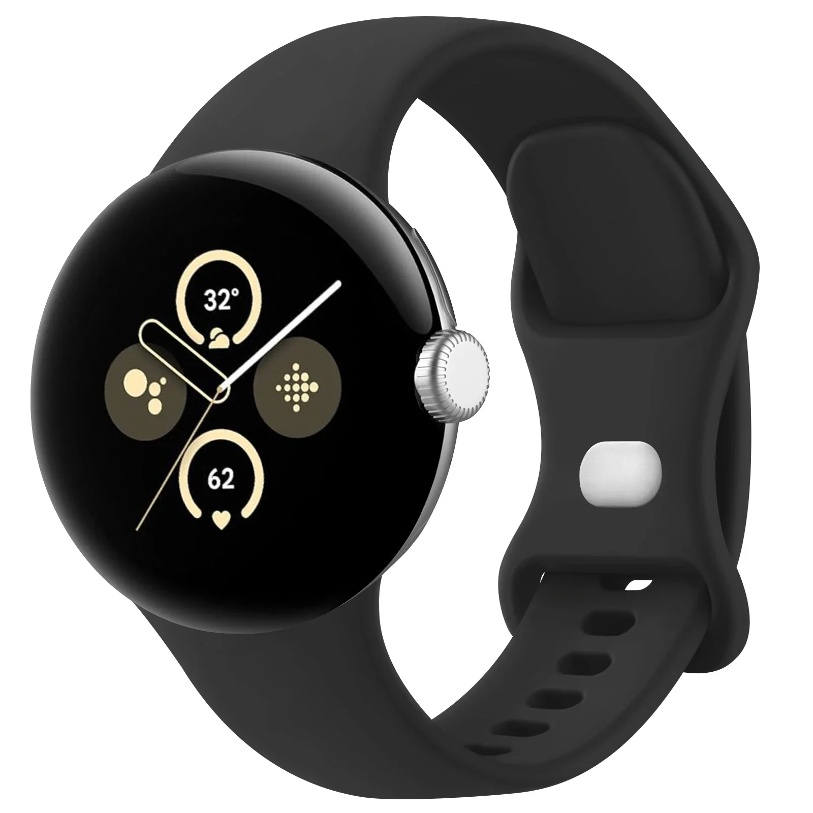 Soft Silicone Strap for Smartwatch - Colorful and Durable Wristband Accessory