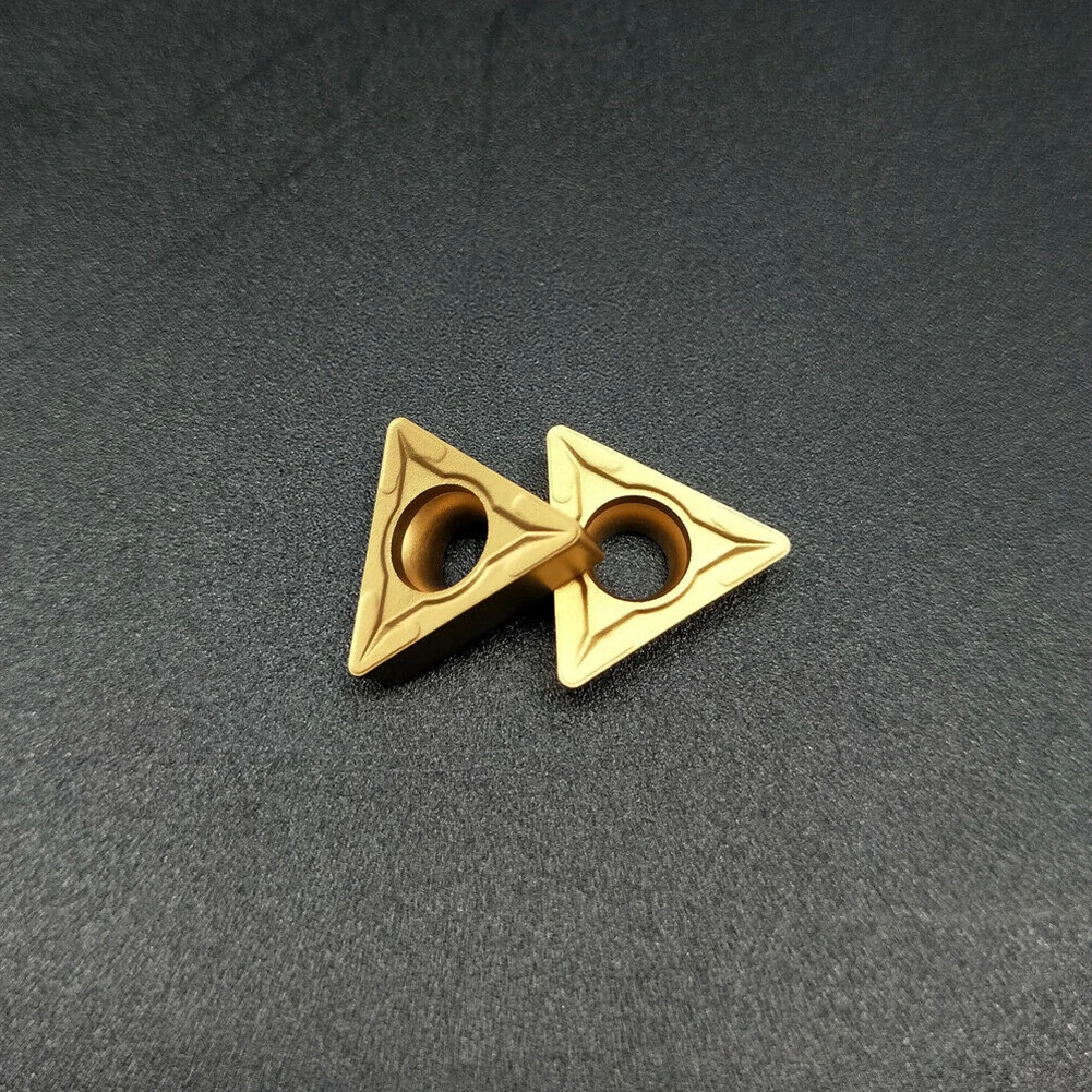 

Durable High Quality Practical Brand New Metalworking TCMT16T308 Insert Turning TCMT16T308 10 Pcs Carbide Gold