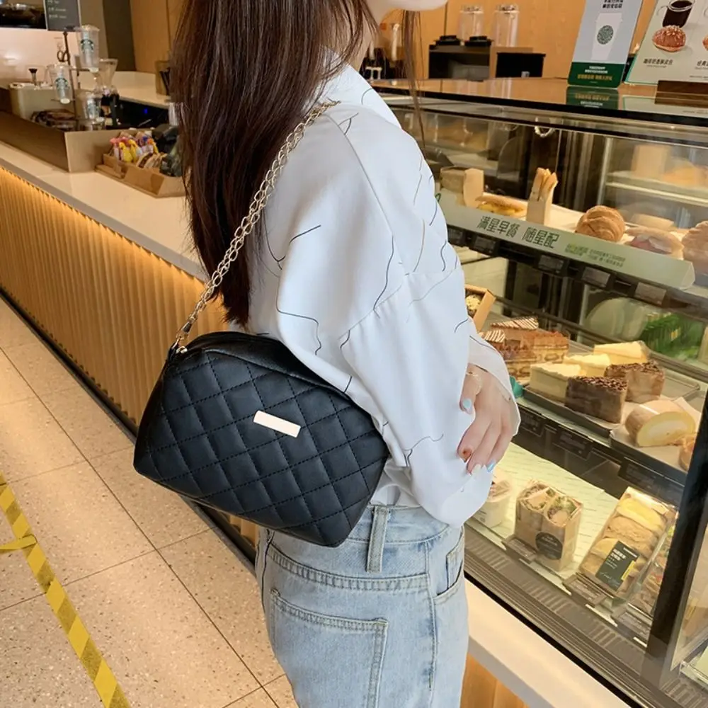 Chain Crossbody Bags Women Lingge Embroidery Casual Female Purses and Handbags Fashion Ladies