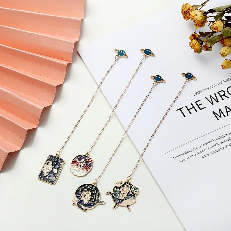 

Креативная Закладка-закладка для научной фантастики, держатель для страниц, держатель для студенческих канцелярских страниц, Закладка-цепочка 2023