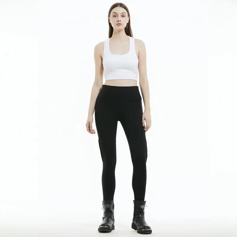 VOLERO 레트로 모토 팬츠 여성용 오토바이 라이딩 보호 팬츠 멀티 백 캐주얼 안티 드롭 모토크로스 팬츠 내구성