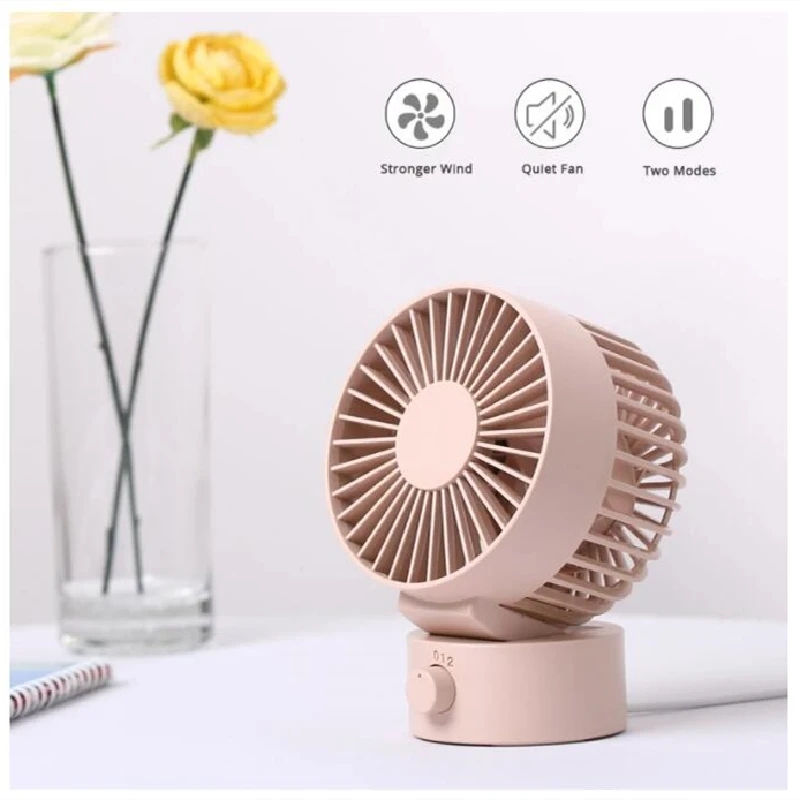 

Summer USB Fan Creative Mini USB Fan For Office Home Beach Portable 2 Speed Computer PC Fans With Double Side Fans Blades Blower