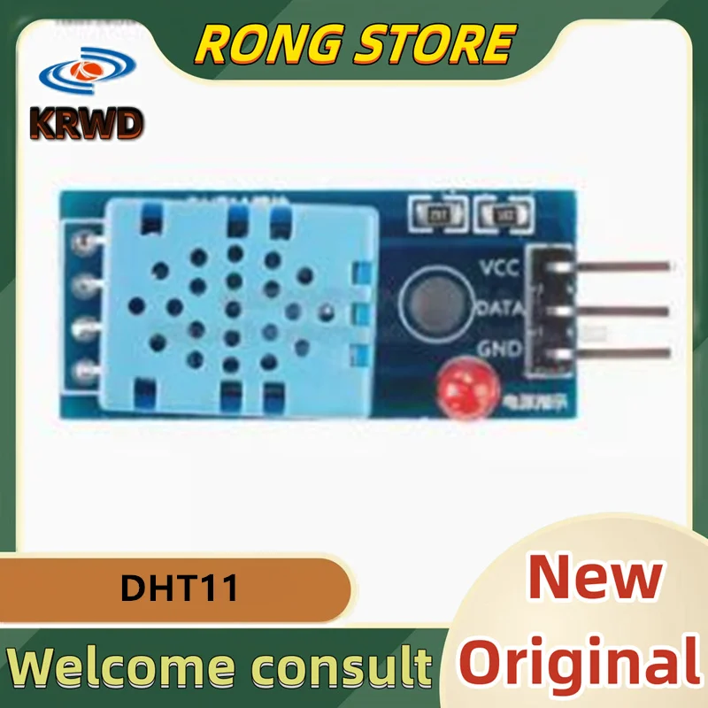 

10 шт., новый и оригинальный модуль температуры DHT11, модуль влажности DHT11, датчик DIP-4