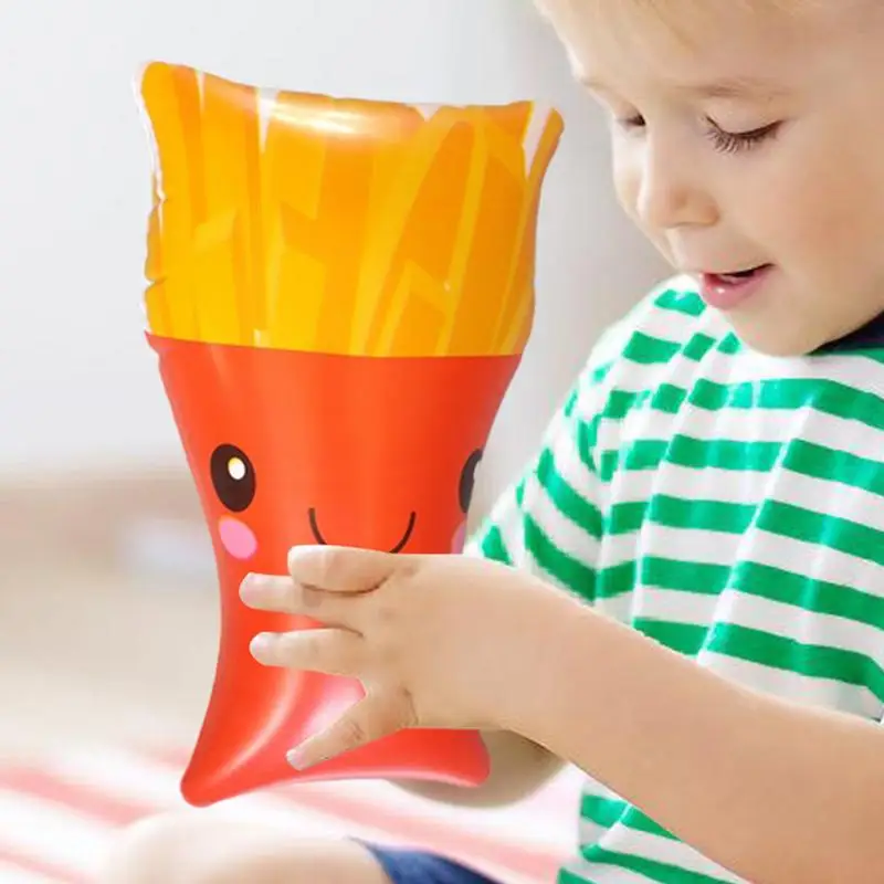 Ice Cream Balloons Inflatable Fries Shaped PVC Party Balloons Ice Cream Party Decorations For Parties Gatherings