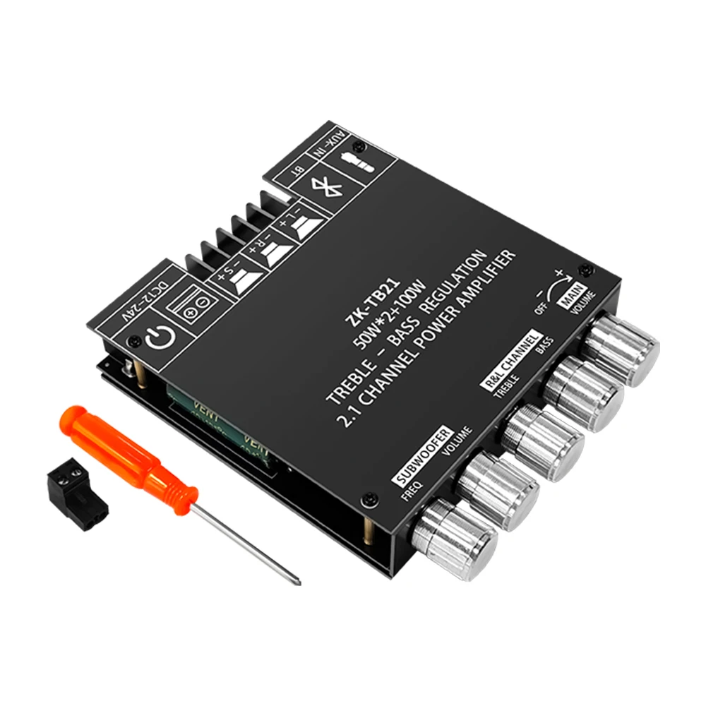 Audio Amplifier Board ZK-TB21 Bluetooth 5.0 2.1 Channel