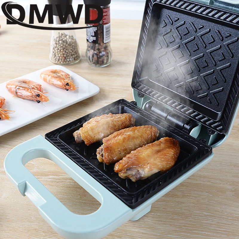 DMWD Multifunction Electric Sandwich Maker Bread Muffin Breakfast Light Food Machine Omelette Baking Pan Panini Grill Toaster