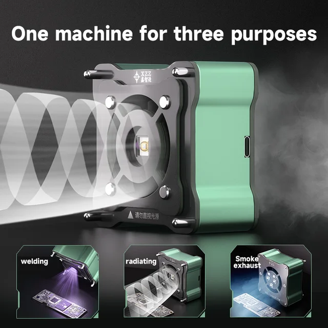 مروحة التبريد والتنشيف الذكية XZZ | مروحة شفط دخان وكشاف UV لتنشيف الماسك 5