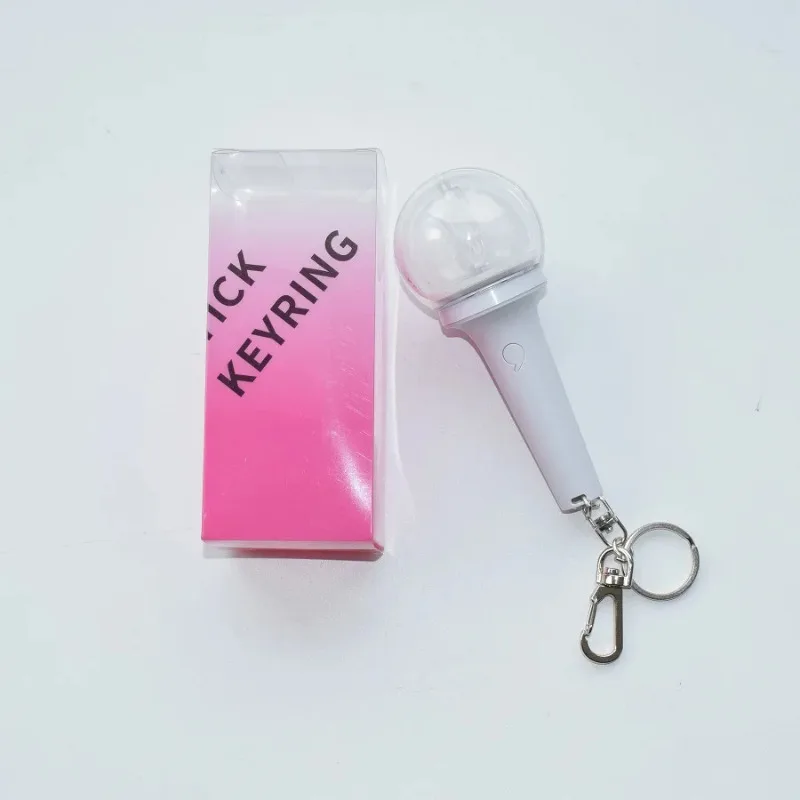 New Cute Kpop IVE Mini Light Stick Keychains Beauty Fans Gifts