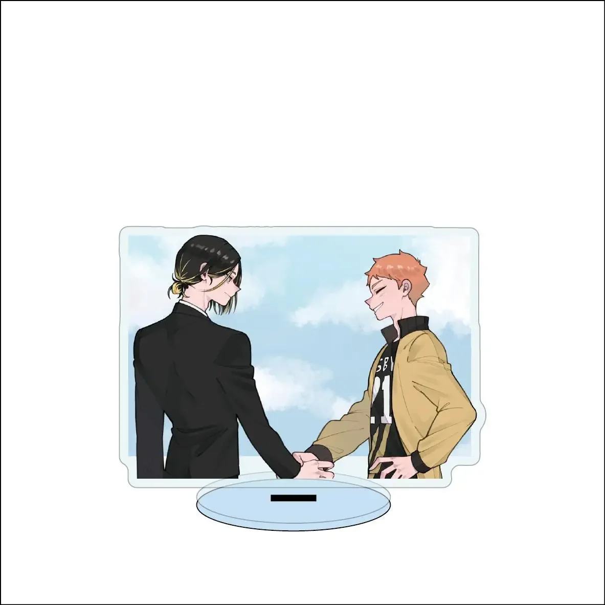 Voleibol Juvenil Anime Figura Stands Modelo Haikyuu Personagem Hinata Shoyo  Acrílico Dupla Face Sinal De Pé Ornamentos De Mesa - Chaveiros - AliExpress