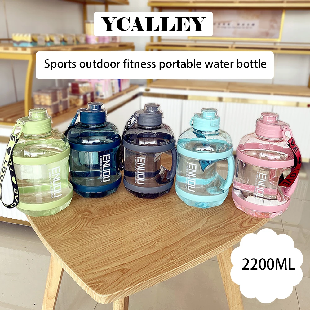 2.7L/1.7L Water Bottle for Men Women Hiking Gym Fitness Camping