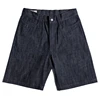 Red Tornado Back-Buckle Short Jeans 14oz Raw Denim Vintage Style Menswear Shorts 5