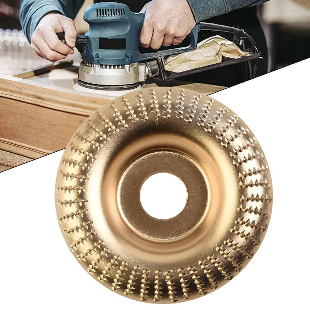 

100x22mm 4In Wood Grinding Polishing Shaping Wheel Wood Carving Disc With 22mm Arbor Metal Cutting Abrasive Disc Tools Bore