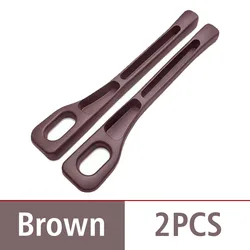 Luxury Car Seat Gap Filler - Premium Seam Protection Strip (2 - Pack) (Brown)