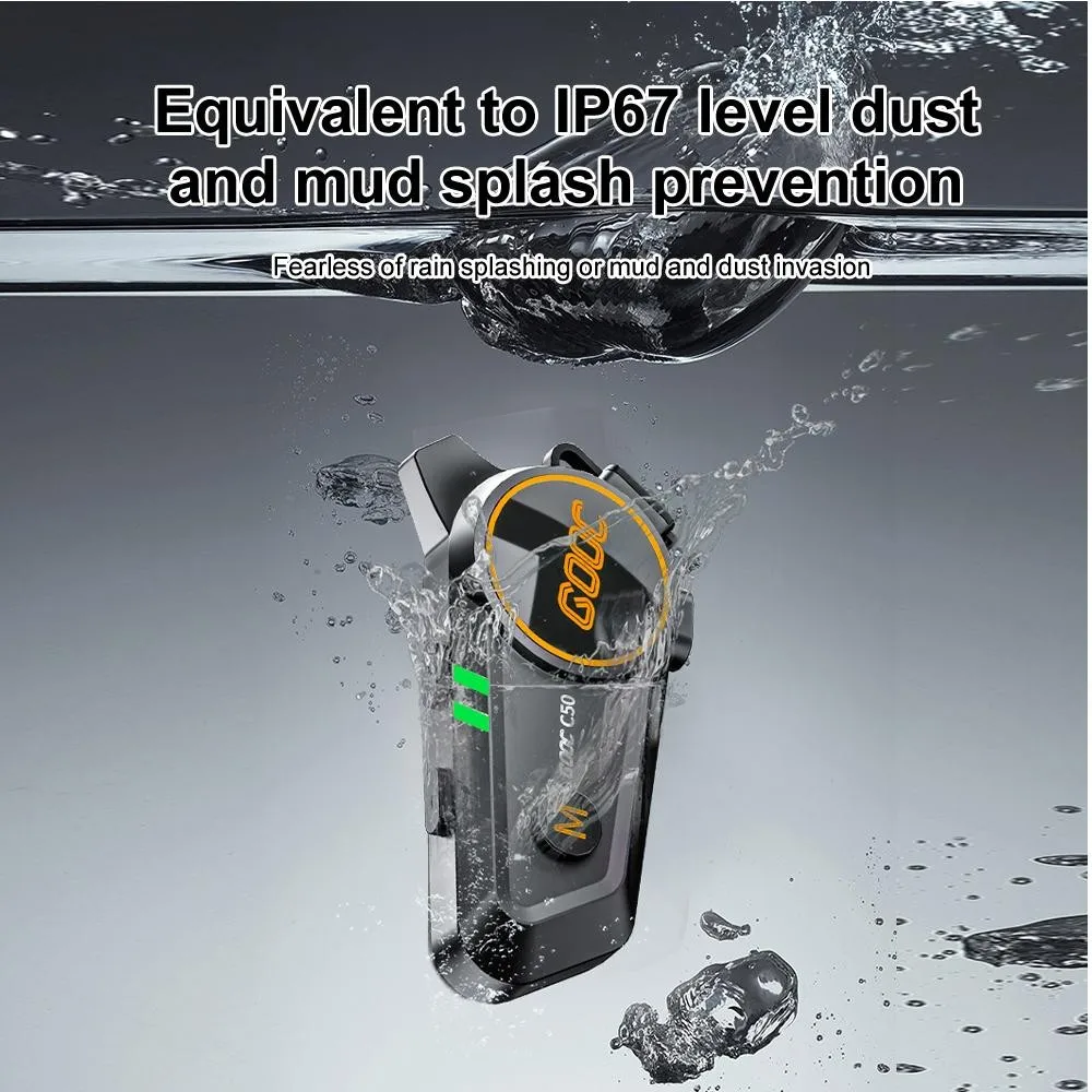 Rider Intercom Bluetooth Motorcycle Helmet Waterproof