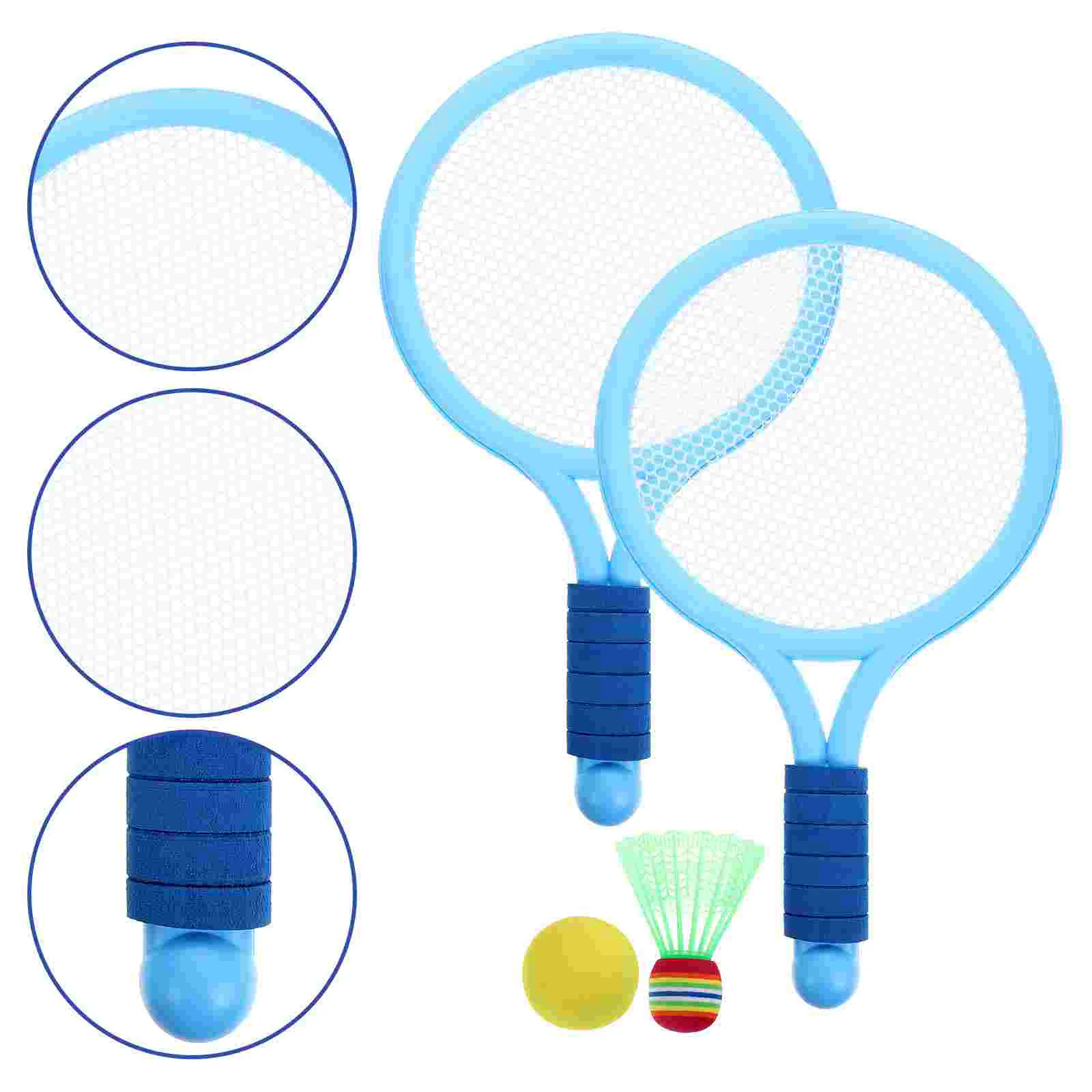 Tennis Racket Scalable Badminton Mini Small Racquet Prop for Kids Sport Rackets Toy