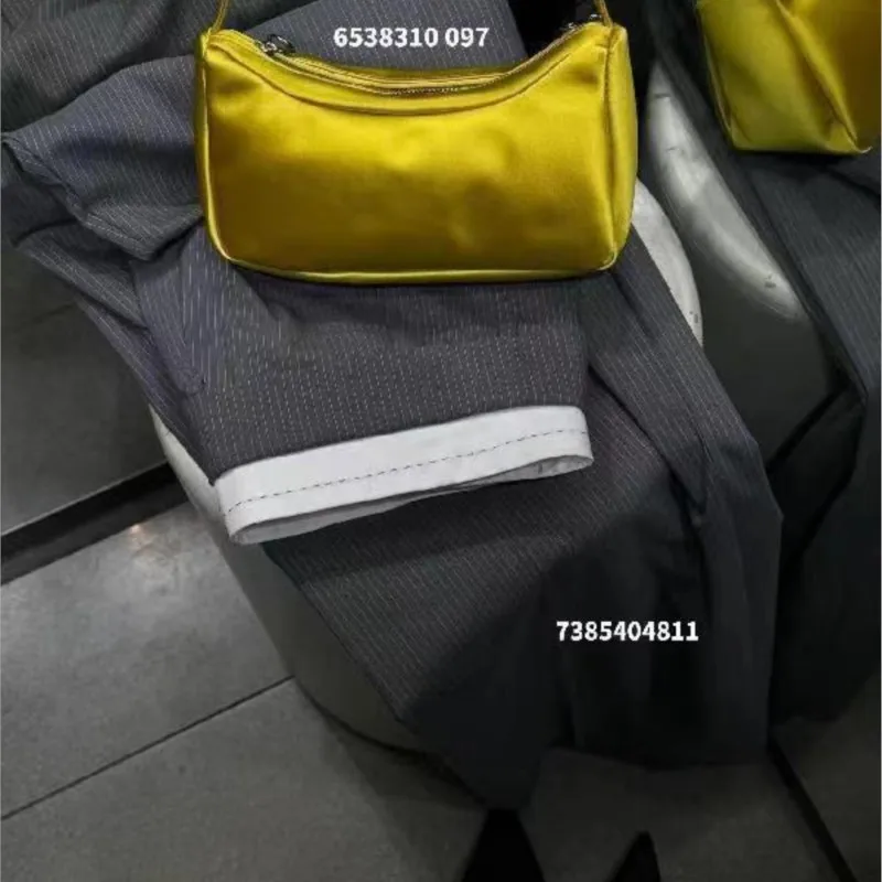 JIAERDI Vintage Gold Shoulder Bags Women Retro Zipper Satin Chic Casual Y2k Handbag Female Fashion Square Underarm Bag Aesthetic