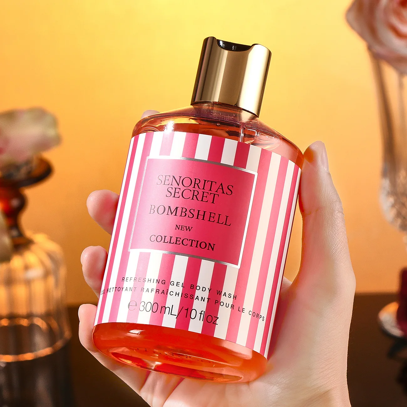 Perfume shower gel Body wash 300ml for cleaning moisturizing and fragrance-retaining