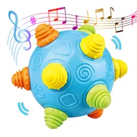 Baby Music Bouncing Ball Infant Crawling Tummy Time Toys Toddlers Bumble Dancing Ball Interactive Toy Educational Sensory Ball 1