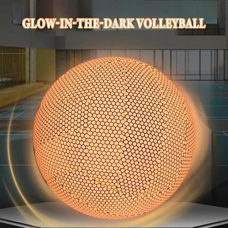 Glow In Dark Volleyball Night Time Workout Luminous Volleyball High Brightness Glowing Nighttime Training