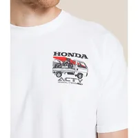 Honda T-shirt pour hommes et femmes été à la mode marque T-shirt Honda 1989 Acty à manches courtes printemps et automne moto cyclisme haut 2