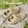 Women Cute Cartoon Capybara Slippers Men Popular Summer EVA Sandals Couple Unisex Non-slip Home Indoor Outdoor House Shoes 4