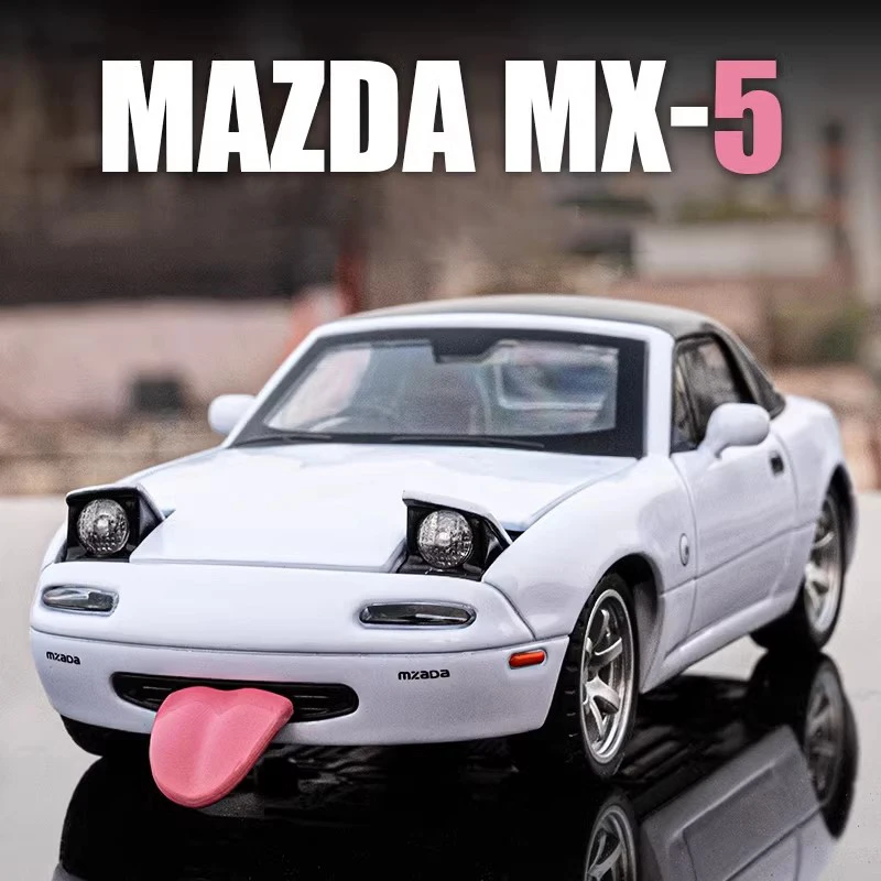 1:32 Mazda MX5 MX-5 Mazda RX7 합금 다이 캐스팅 장난감 자동차 ..