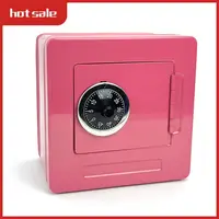 AT48-Piggy Bank Cash Coin Box ATM Bank Electronic Coin Piggy Bank With Password Coin Box,Storage Box 1