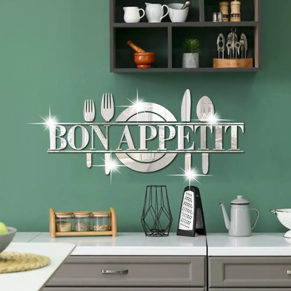 1 Set Window Decal Anti-corrosion Dust-proof Self-adhesive Strong Sticky Wall Sticker Wall Sticker Kitchen Supplies
