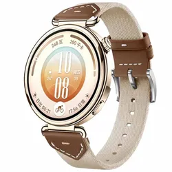 Elegant 18mm Nylon - Leather Watch Strap - Premium Replacement Accessory - 18mm Width (Coffee brown)