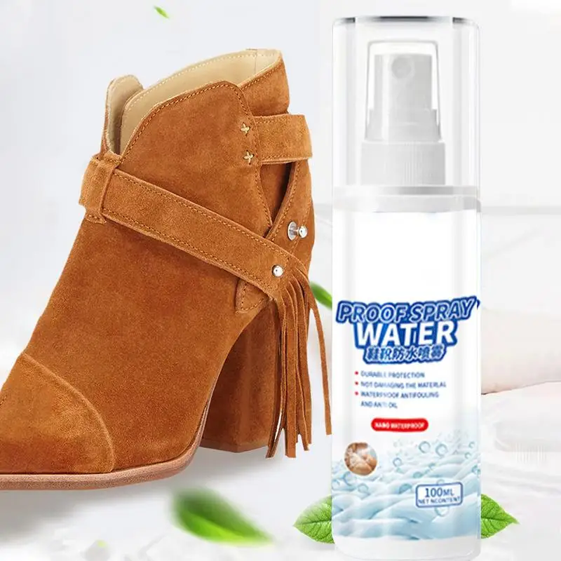 1pc Rain Stain Spray Shoe Protector Spray For Waterproofing Leather And Suede Nano Protector For Waterproof Stain Protect