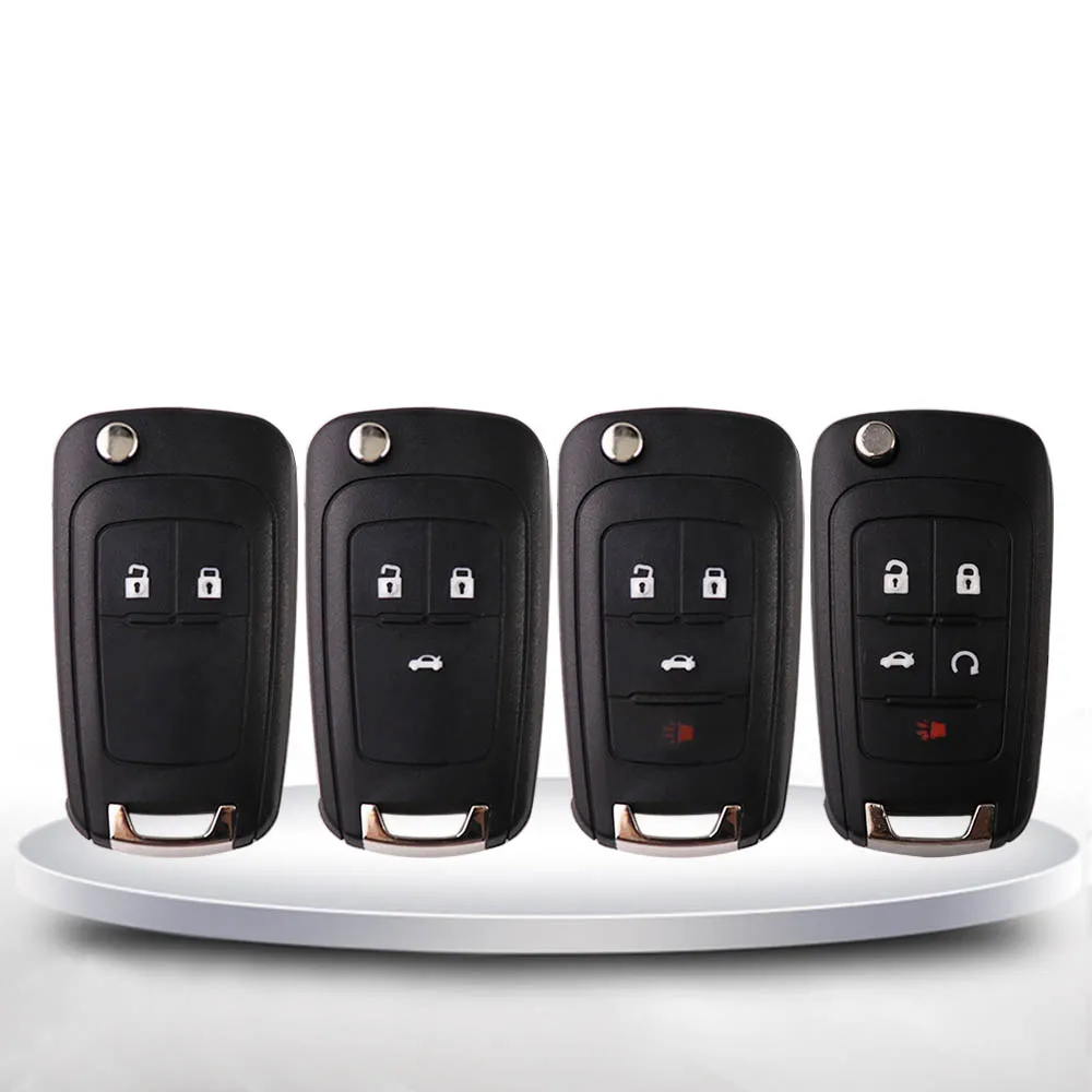 Portachiavi per Chevrolet Cruze Epica Lova Camaro Impala Aveo Malibu Sail Orlando Trax Spark Remote Car Key Shell Logo 2/3/5/Button - S474f68eae614491093e42e0a211a82dcV