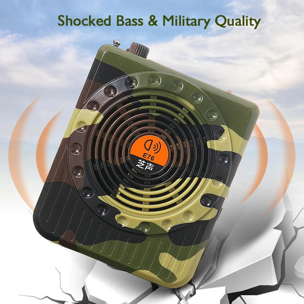 Rechargeable Remote Control Amplifier Universal Outdoor Hunting Sound Amplifiers Hunt Accessory Sound Devices US Plug