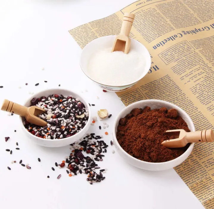 

500pcs Mini Wooden Scoops Tea Coffee Spoons Bath Salt Powder Detergent Spoon Eco Friendly