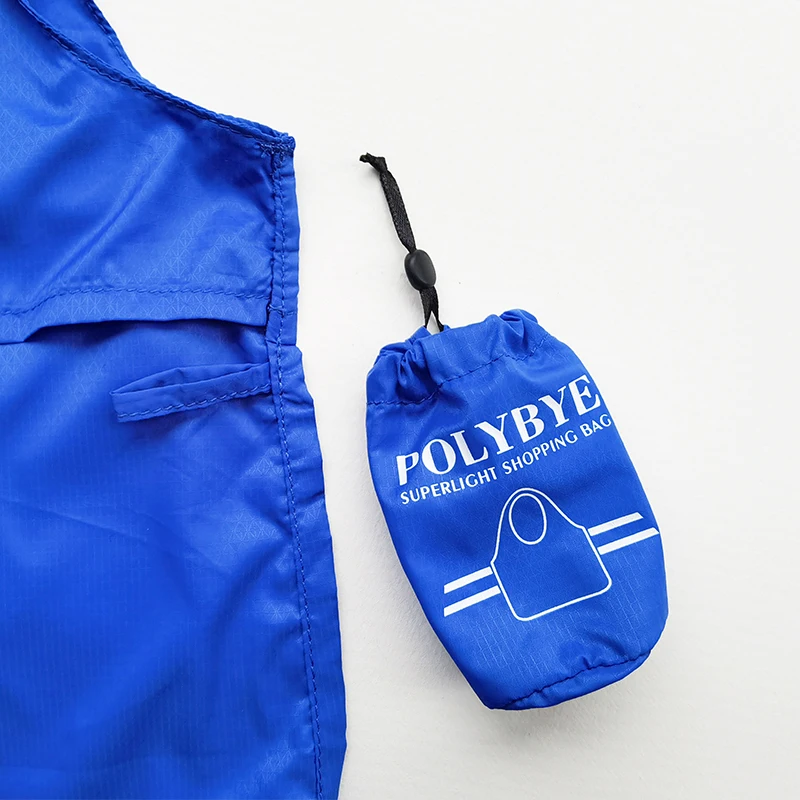 Polybye Super light Reusable Tote bag Eco-friendly Nylon Foldable Shopping Bag Handbag Grocery Bag Lunch Bag Recycle Bag 5