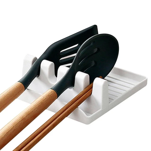 1pc Pp Kitchen Tool Holder, Kitchen Utensil Rack For Pot Lid, Spoon Rest, Dish  Drainer